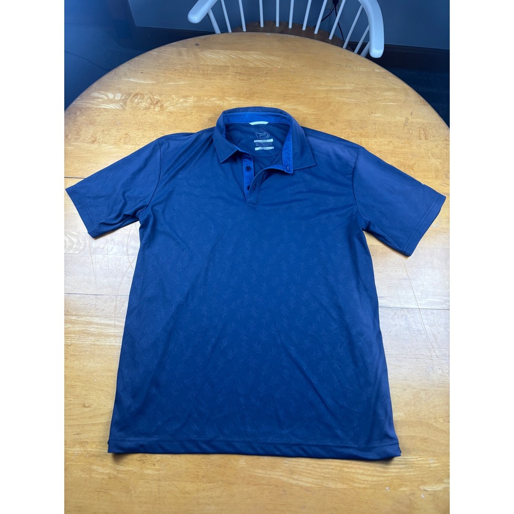 Swannies Mens Navy Blue Mill Creek Golf Club Performance Polo Shirt Large